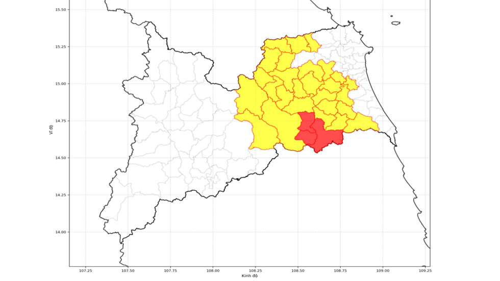 Cảnh báo lũ quét, sạt lở đất và sụt lún do mưa lớn kéo dài