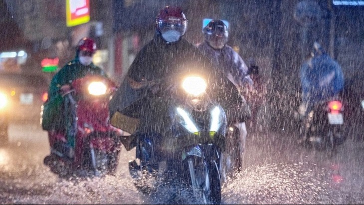 Không khí lạnh tăng cường gây mưa lớn tại Quảng Ngãi