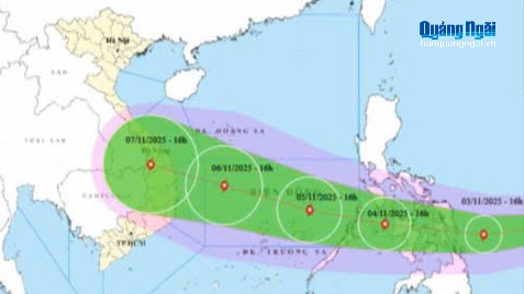 Bão số 13 sắp vào biển Đông