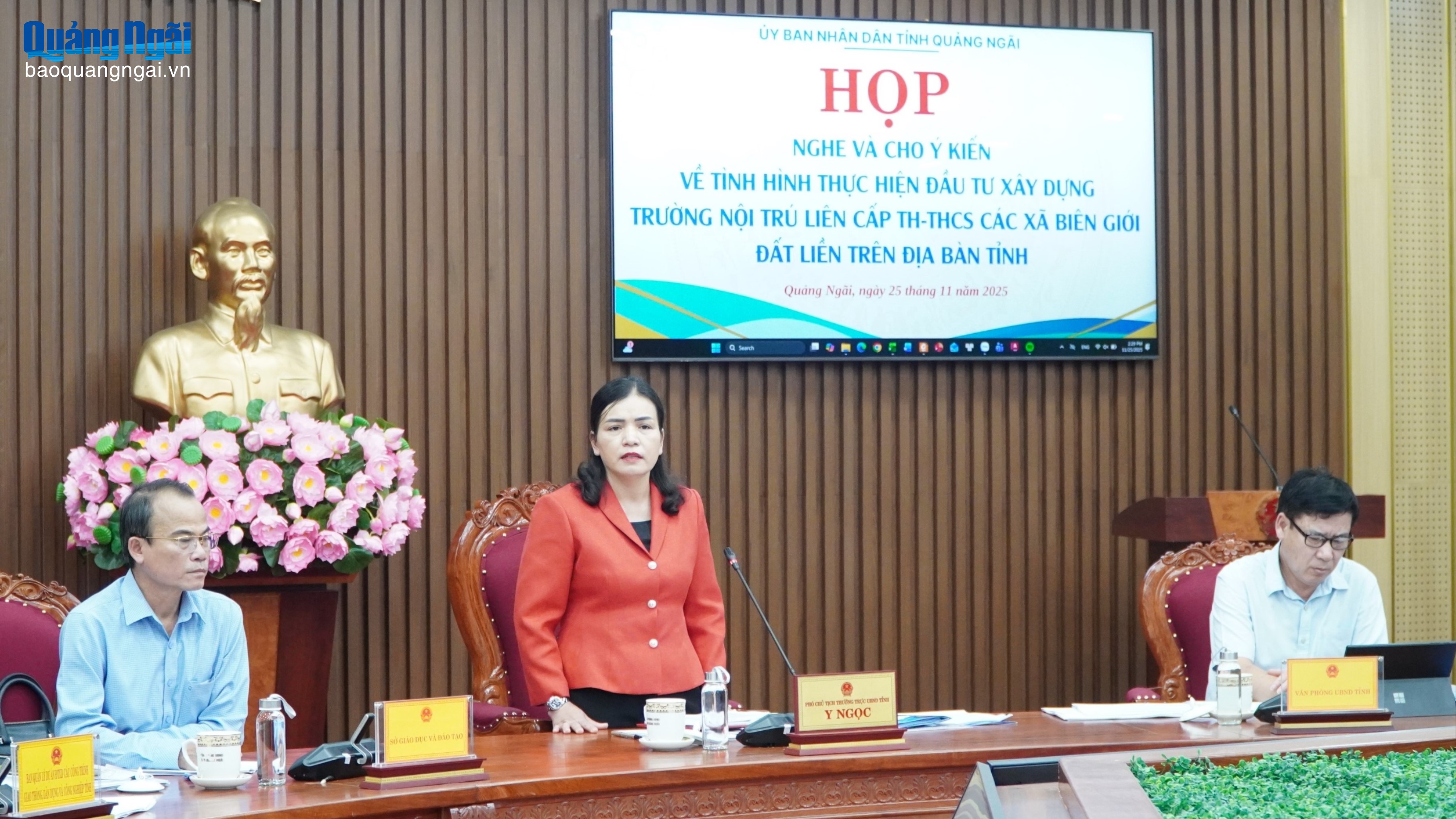 Đẩy nhanh thi công 4 trường nội trú trên biên giới đất liền