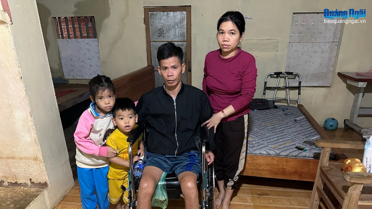 Xót thương người đàn ông bị tai nạn, liệt cả hai chân