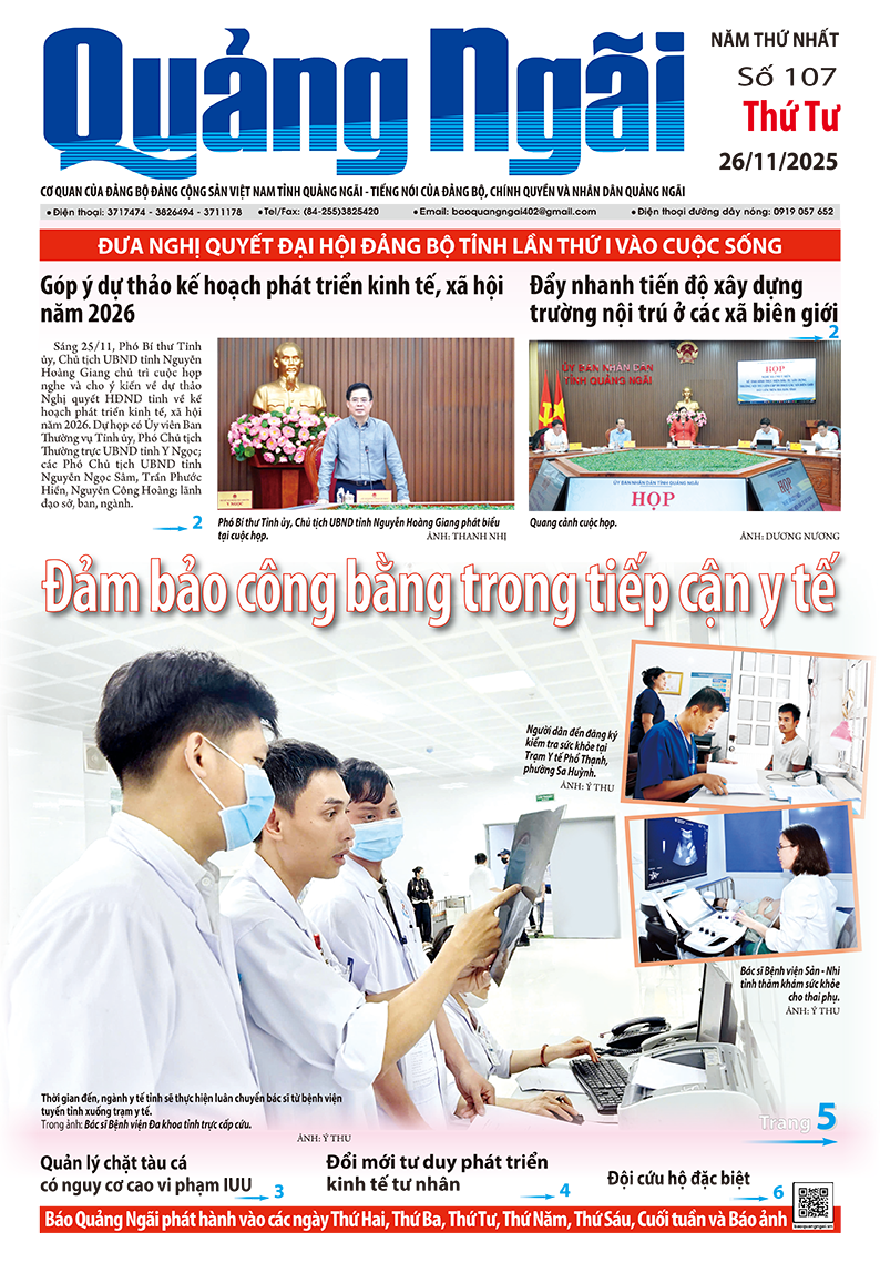 Số báo 107, ra ngày 26/11/2025