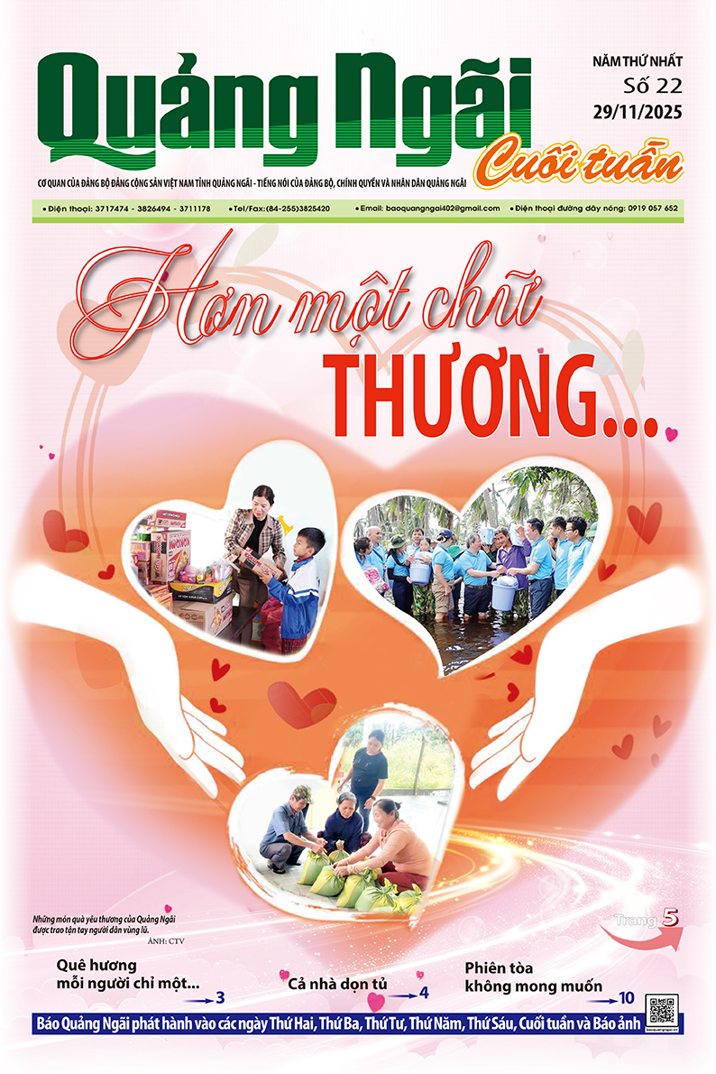 Số báo Cuối tuần 22, ra ngày 29/11/2025