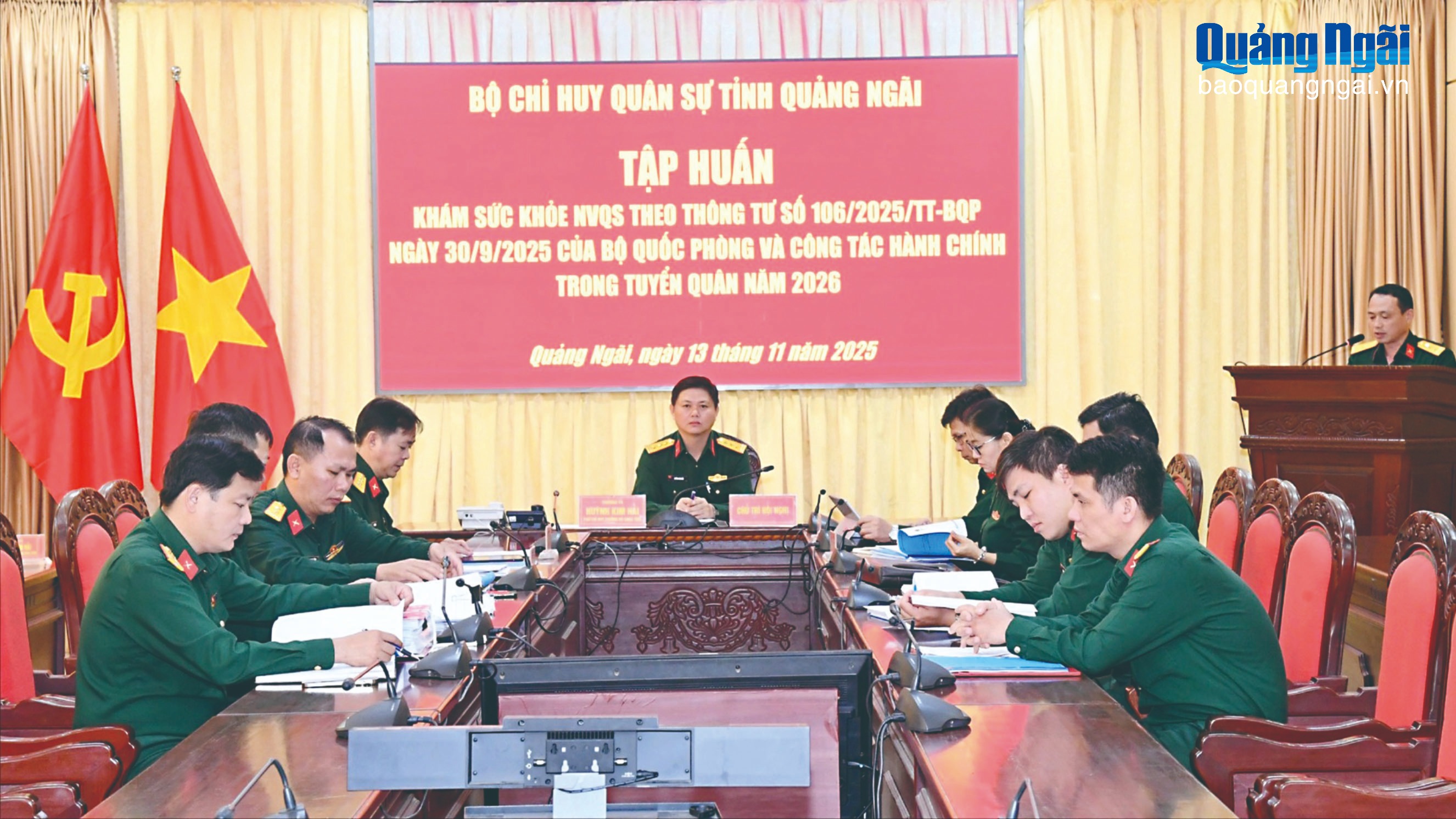 Triển khai khám sức khỏe nghĩa vụ quân sự năm 2026