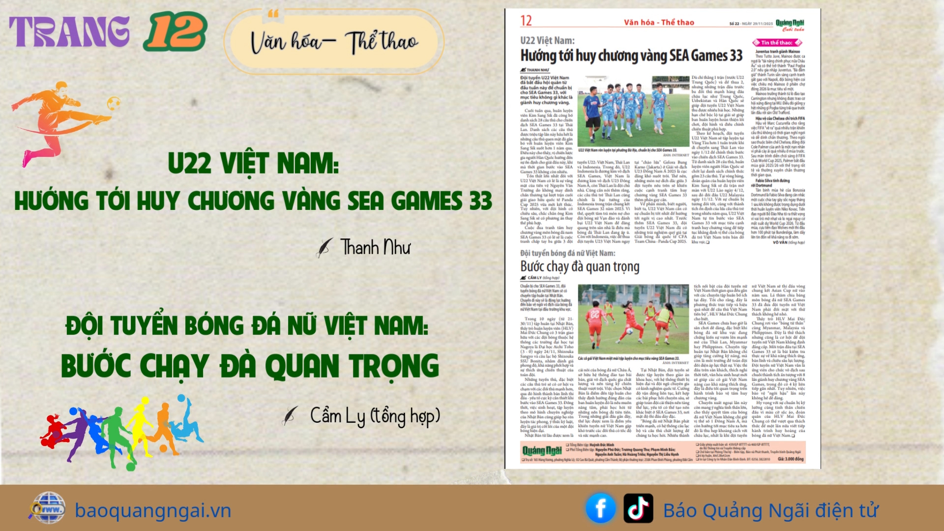 [Video]. Mời bạn đọc Báo Quảng Ngãi cuối tuần