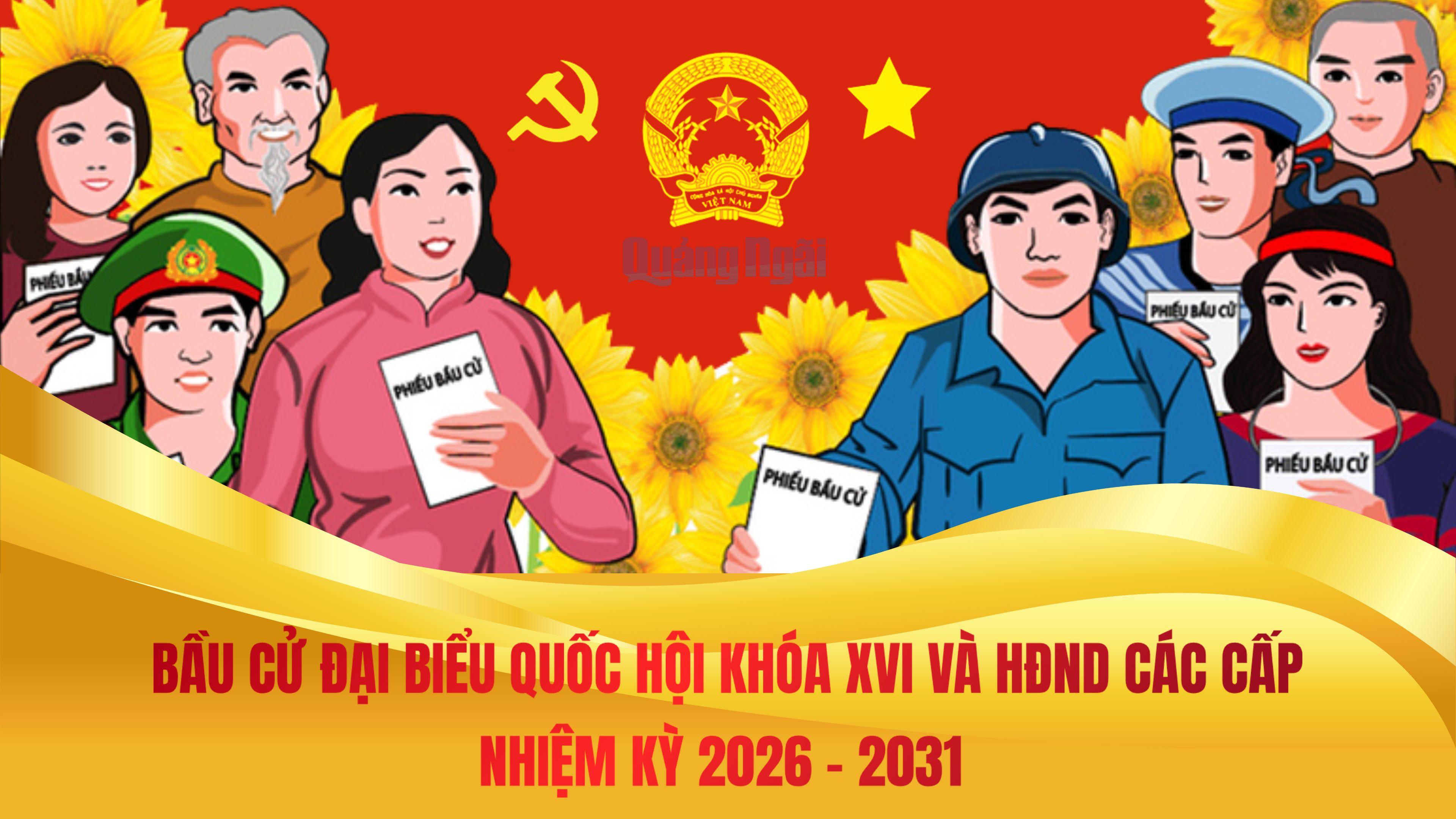 [Infographic]. Các mốc thời gian quan trọng tổ chức bầu cử đại biểu Quốc hội khóa XVI và HĐND các cấp nhiệm kỳ 2026 - 2031