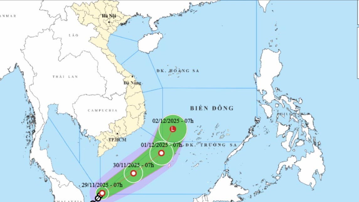 Tin áp thấp nhiệt đới trên Biển Đông