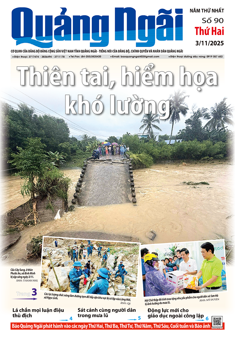 Số báo 90, ra ngày 3/11/2025