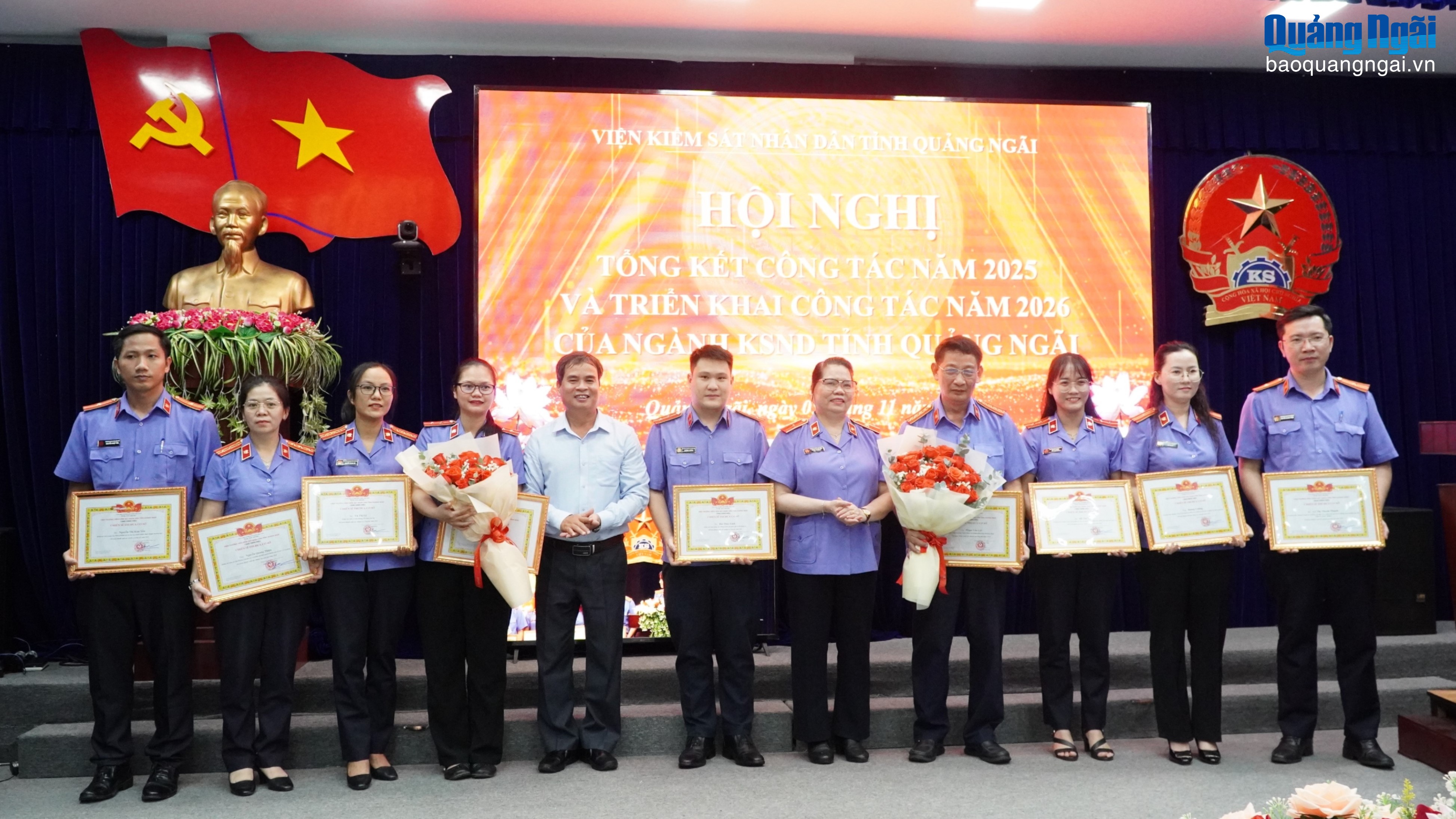 Ngành Kiểm sát nhân dân tỉnh hoàn thành xuất sắc nhiệm vụ năm 2025