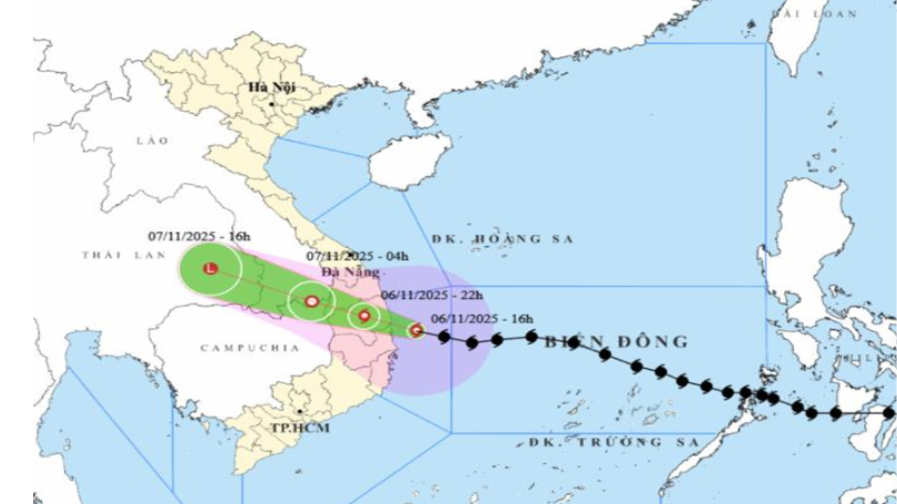 Cập nhật cơn bão số 13