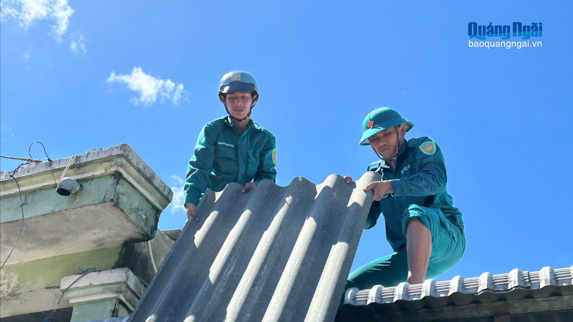 Quảng Ngãi khắc phục hậu quả cơn bão số 13