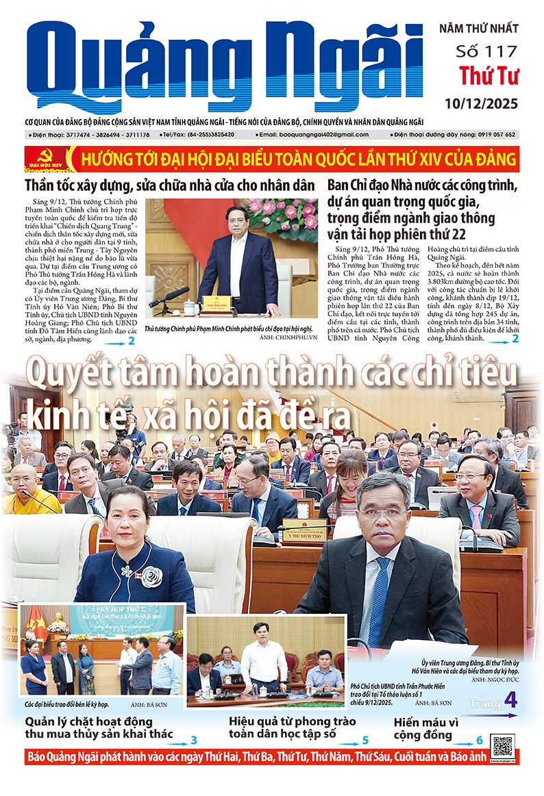Số báo 117, ra ngày 10/12/2025