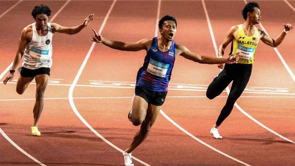 “Thần đồng điền kinh” chạy 100m dưới 10 giây tại SEA Games 2025 là ai?