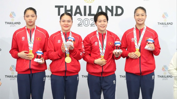 SEA Games 33: Đoàn Thể thao Việt Nam vươn lên vị trí nhì bảng tổng sắp
