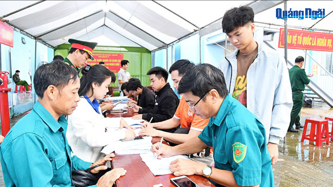 Nâng cao chất lượng khám tuyển nghĩa vụ quân sự