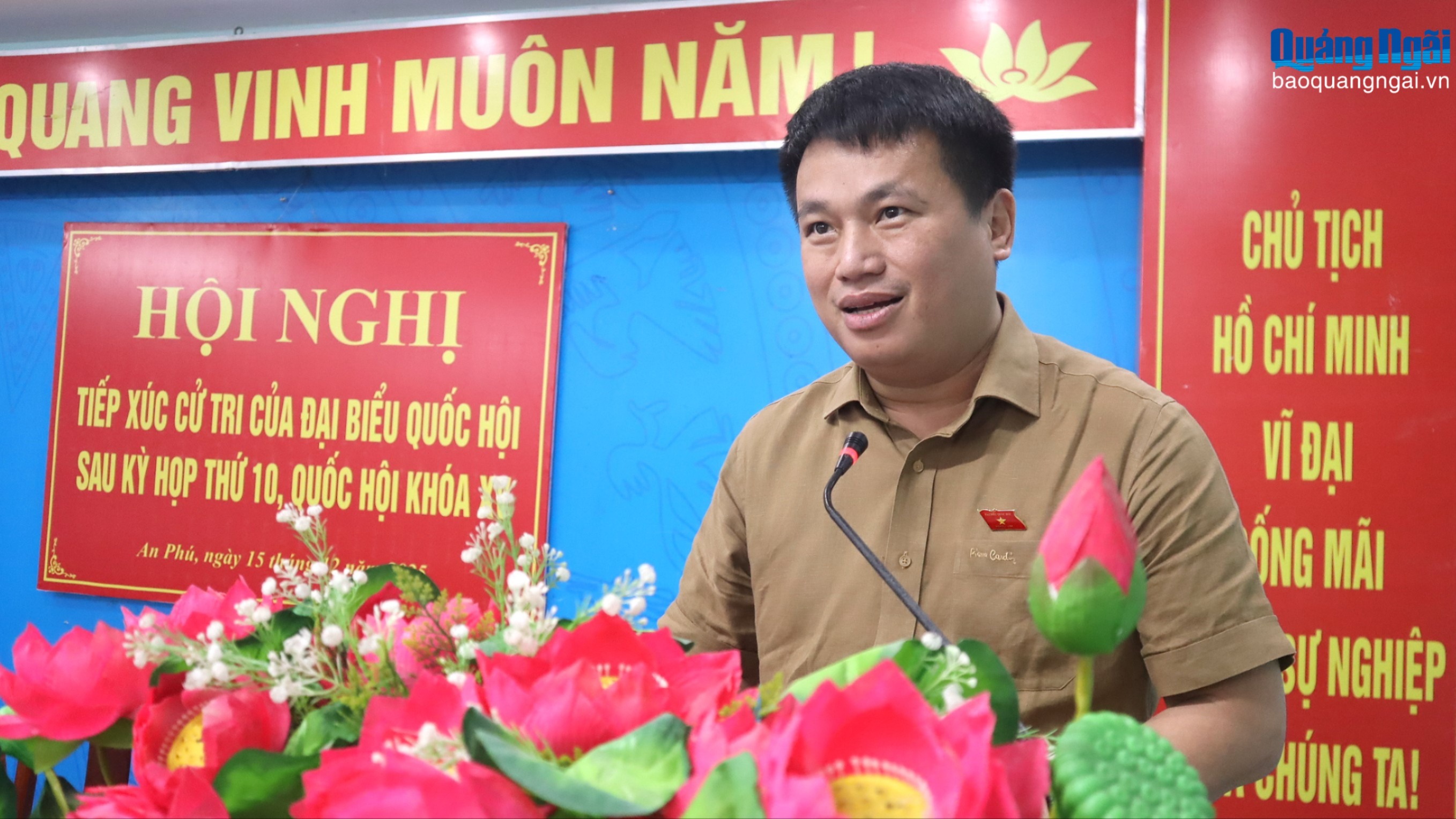 Đoàn đại biểu Quốc hội tỉnh tiếp xúc cử tri tại xã An Phú