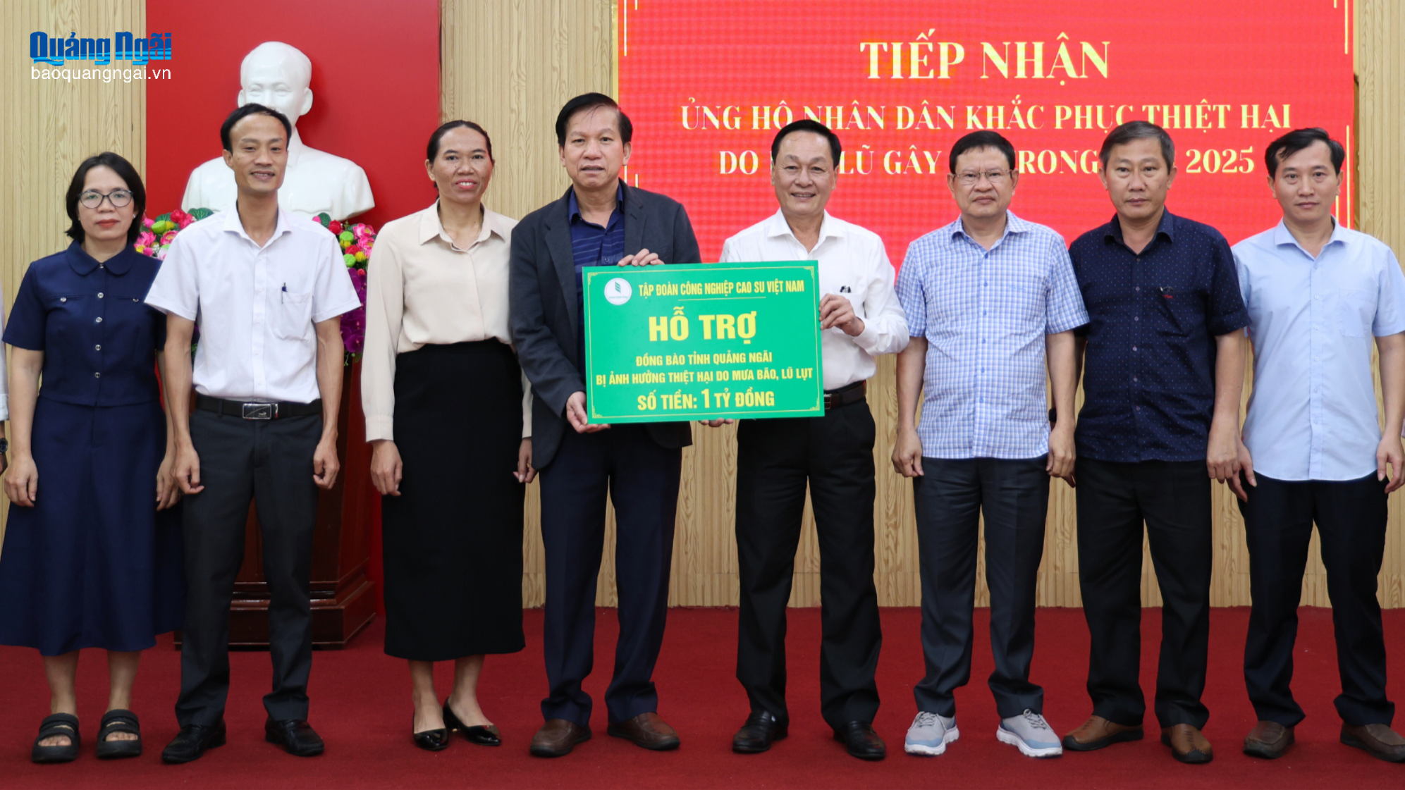 Tiếp nhận hơn 79 tỷ đồng ủng hộ đồng bào bị thiệt hại do thiên tai