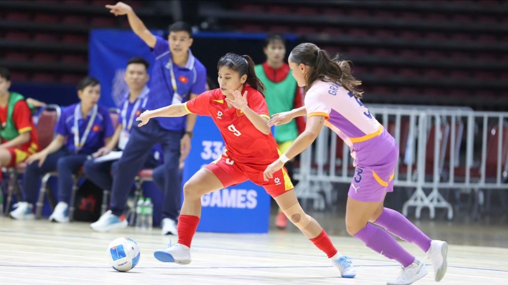 Futsal nữ SEA Games 33: Việt Nam giành vé vào chung kết