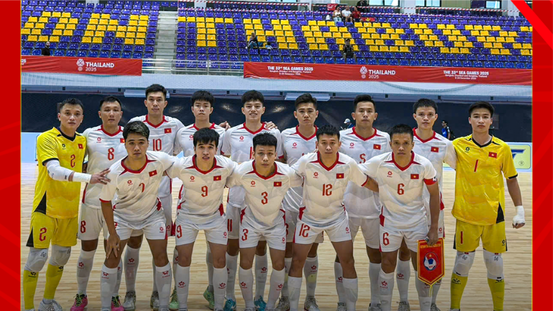 Đội tuyển futsal Việt Nam có 3 điểm đầu tiên tại SEA Games 33