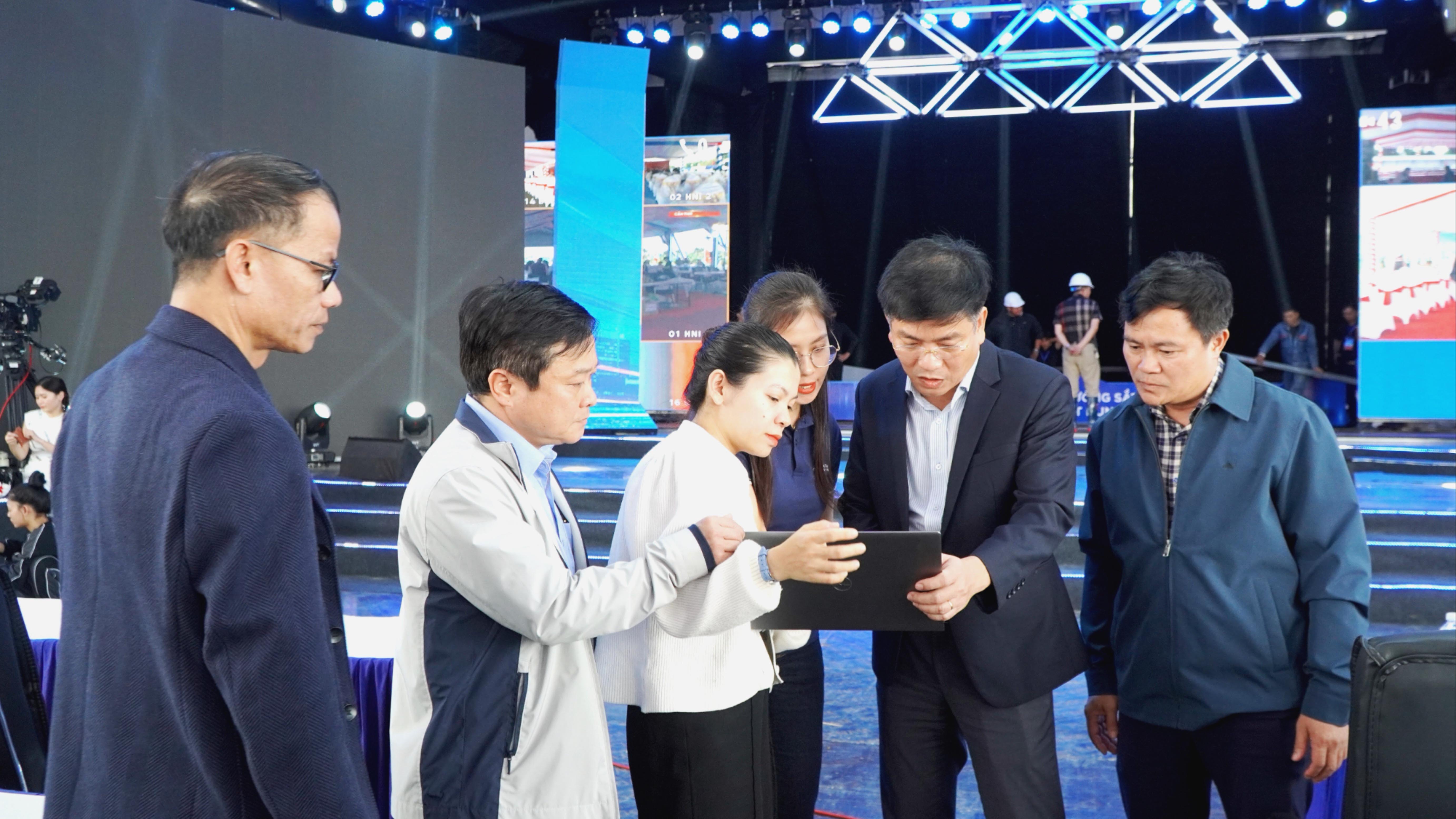 Tổng duyệt chương trình Lễ khởi công các dự án trên địa bàn tỉnh Quảng Ngãi