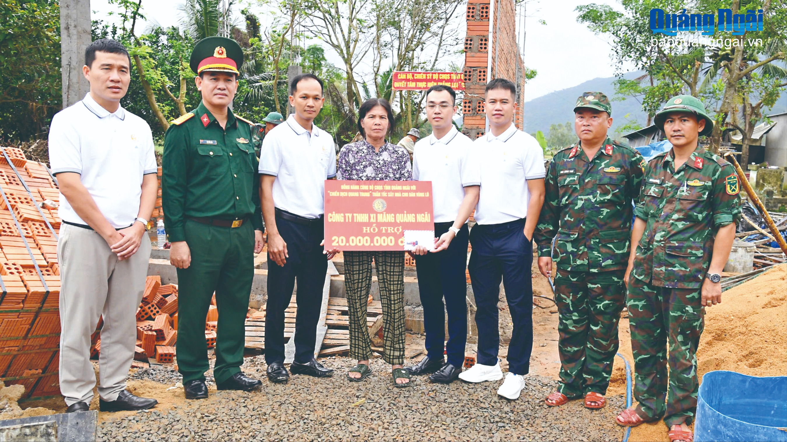 “Thần tốc” giúp dân xây dựng nhà mới