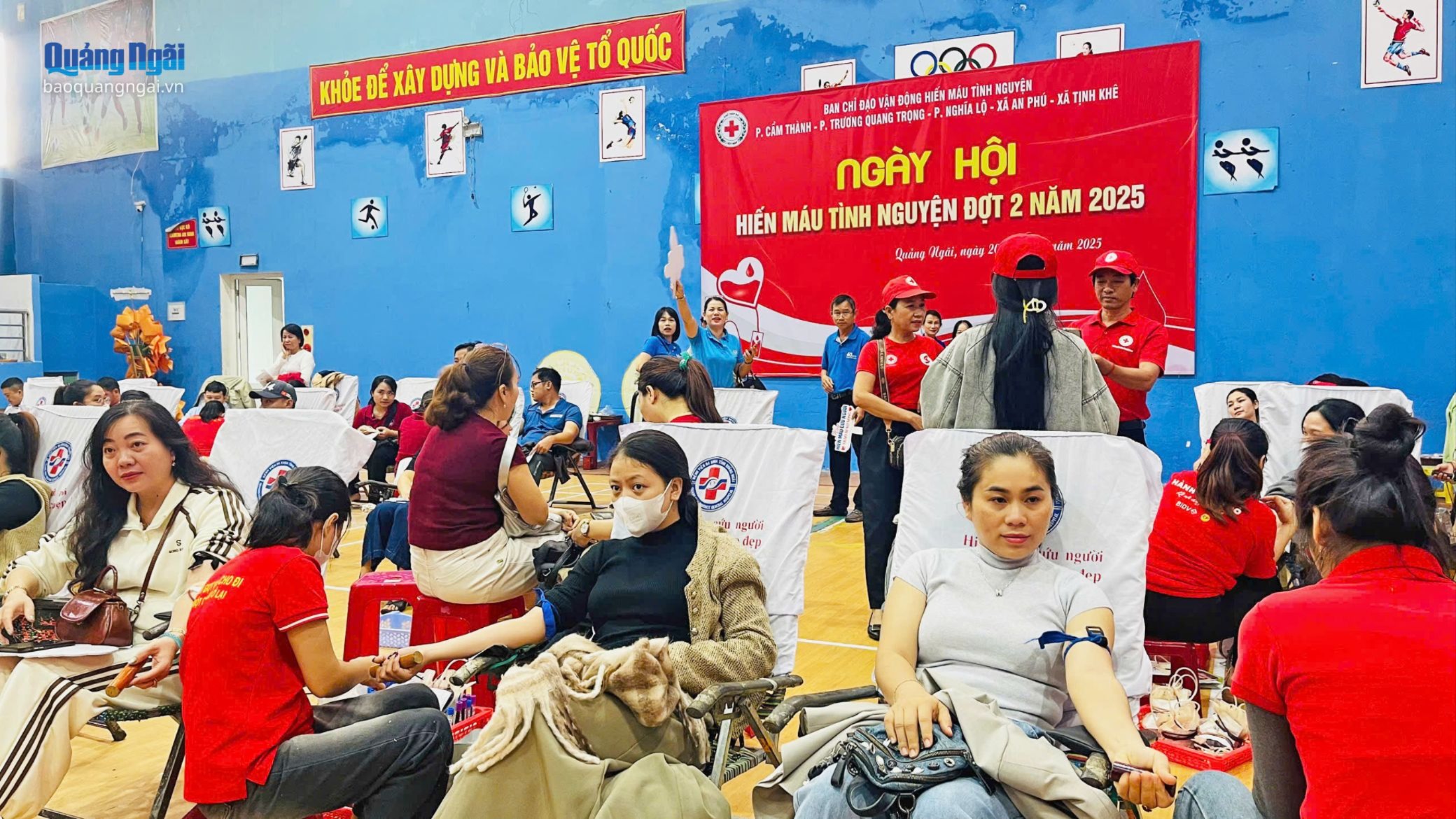 Tiếp nhận 500 đơn vị máu tại Ngày hội hiến máu tình nguyện đợt 2, năm 2025