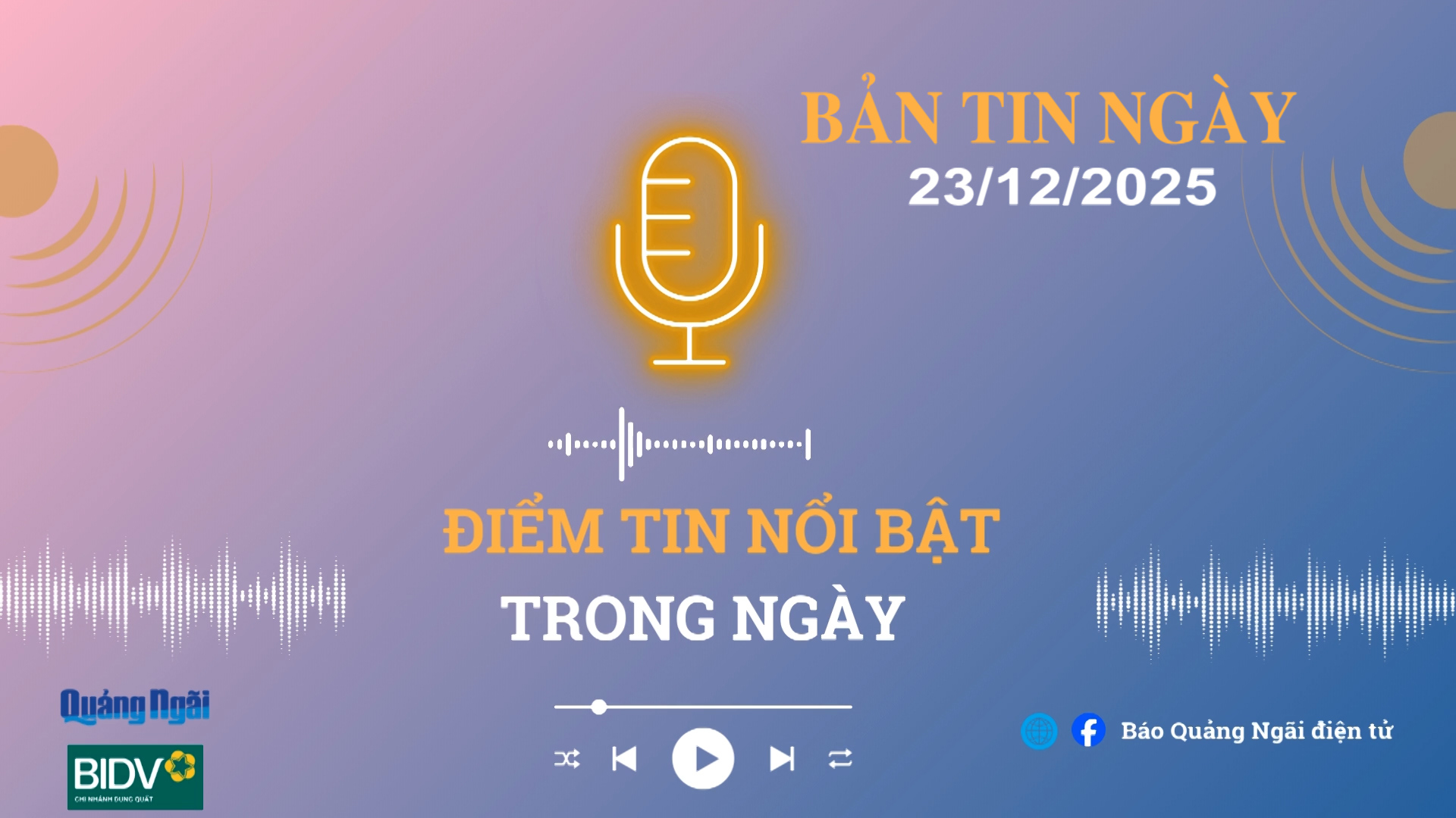 [Podcast]. Bản tin 23/12/2025