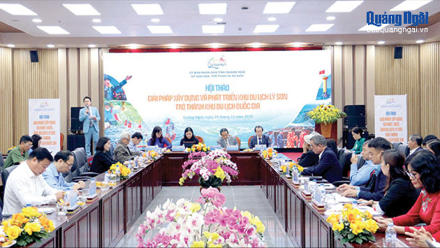 Để Lý Sơn trở thành khu du lịch quốc gia