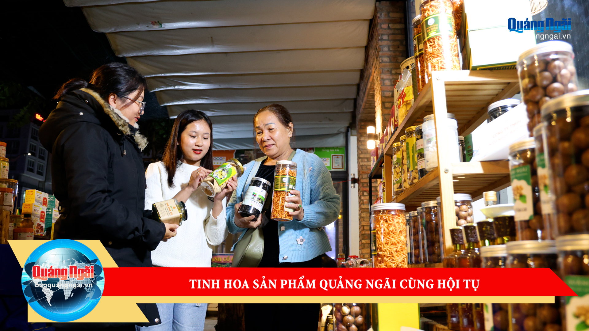 [Video]. Tinh hoa sản phẩm Quảng Ngãi cùng hội tụ