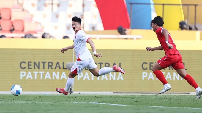 U22 Việt Nam nhọc nhằn vượt U22 Lào