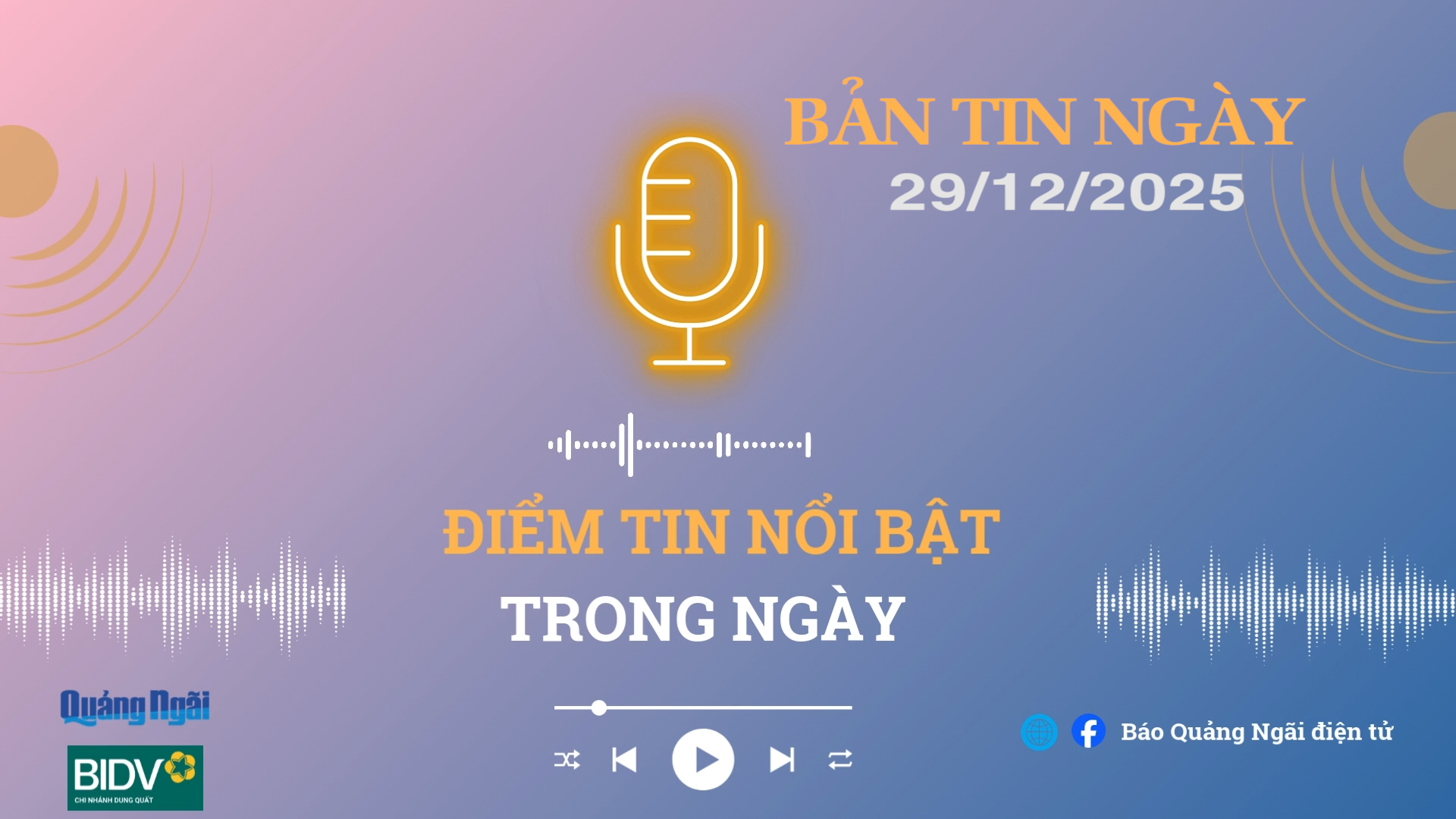 [Podcast]. Bản tin 29/12/2025