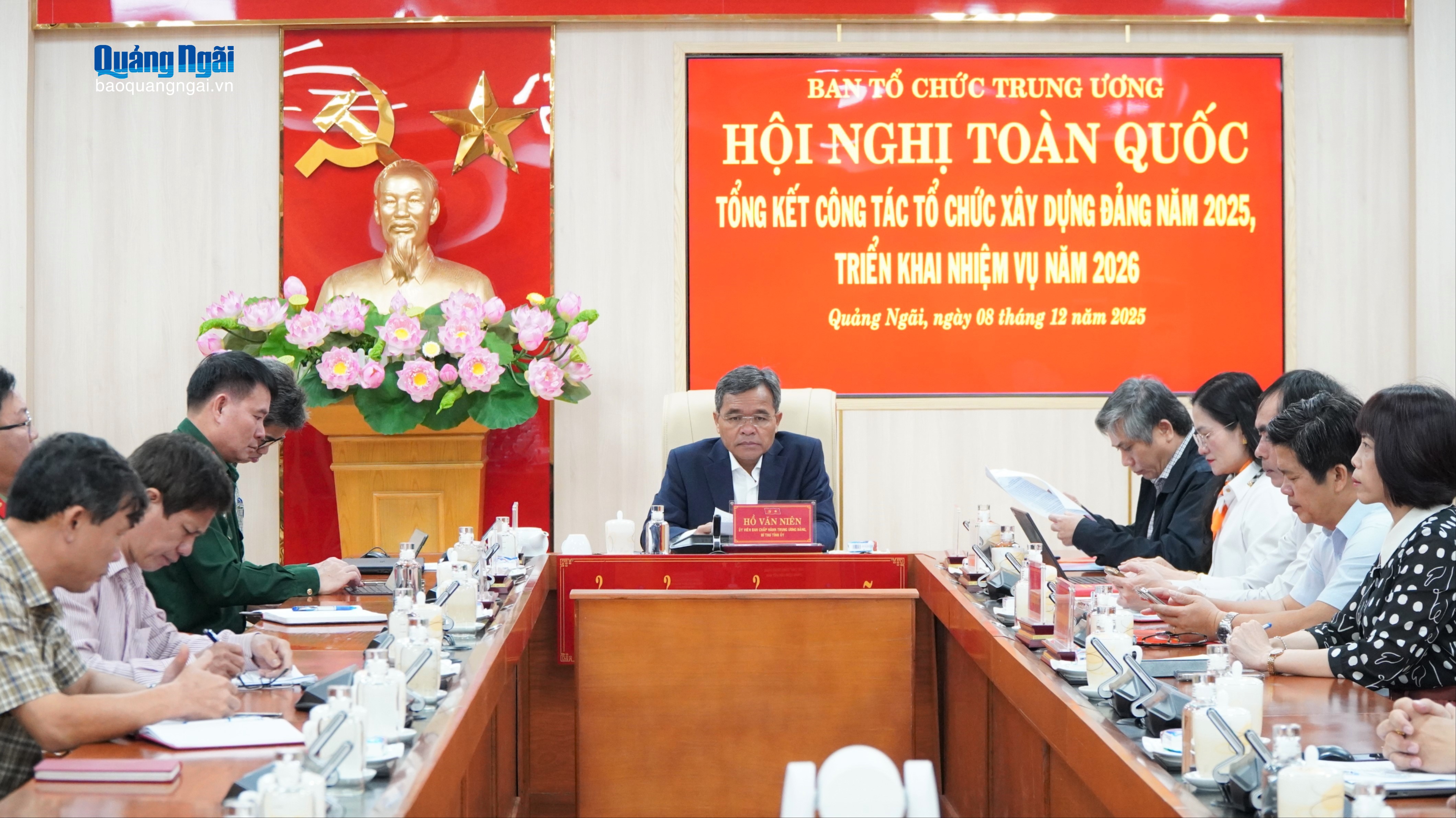 Ngành Tổ chức xây dựng Đảng triển khai nhiệm vụ năm 2026