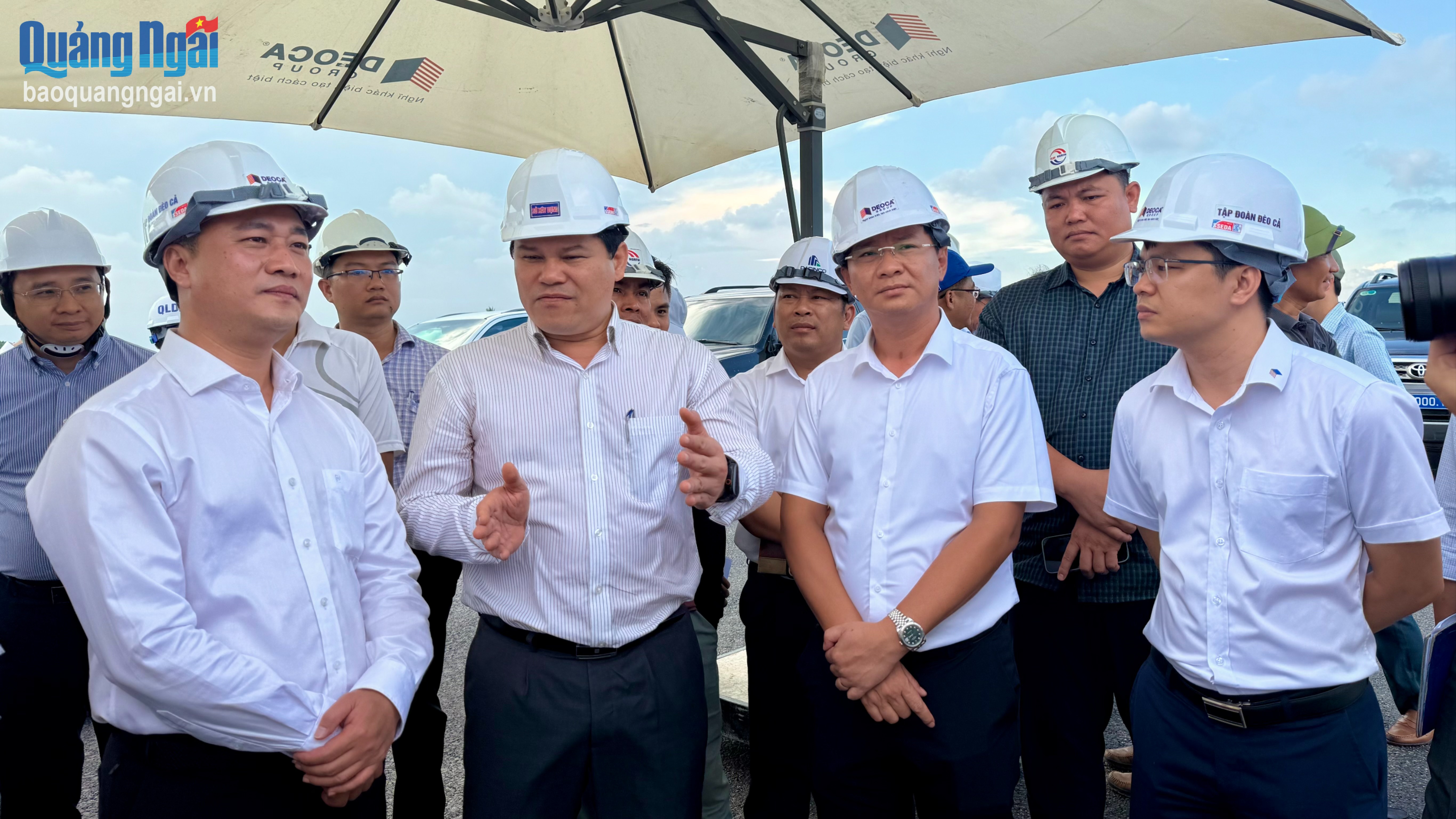 Kiểm tra công trường cao tốc Quảng Ngãi - Hoài Nhơn