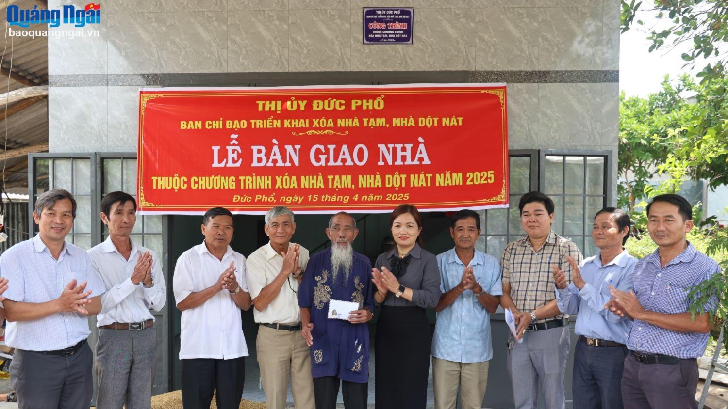 Quảng Ngãi, gần 79% nhà tạm, dột nát được xóa bỏ