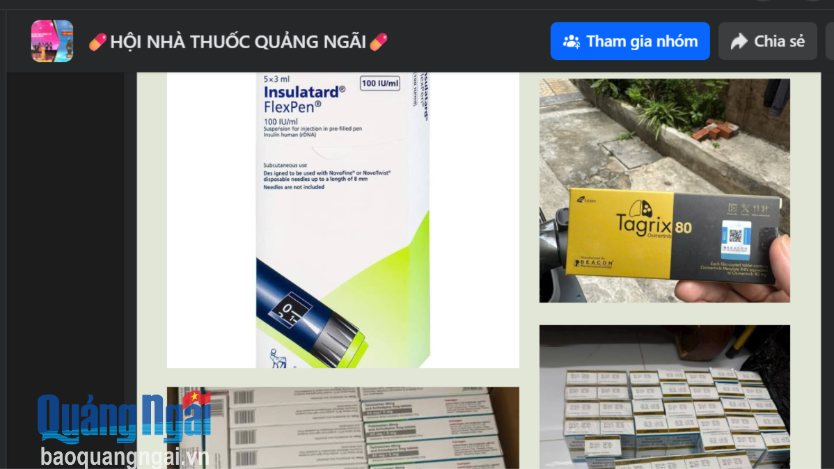 Thận trọng với việc mua thuốc trên mạng