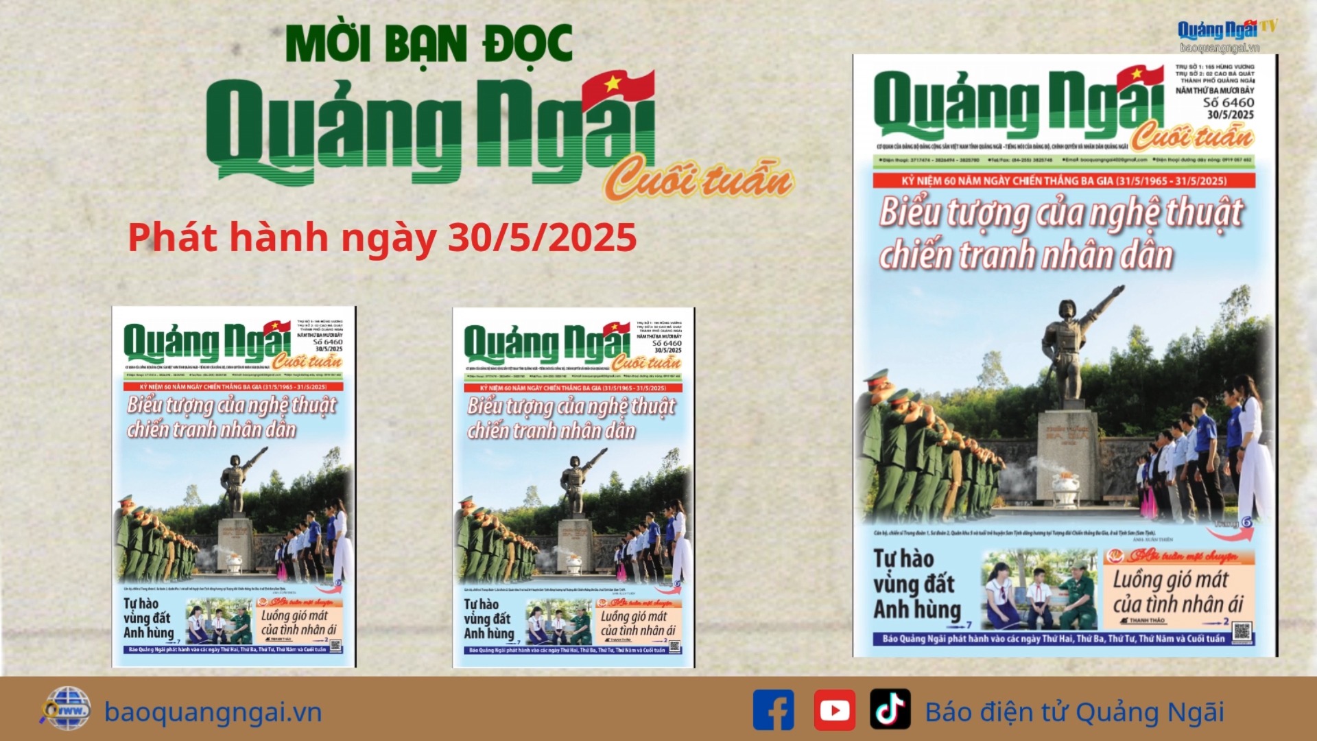 [Video]. Mời bạn đọc Báo Quảng Ngãi cuối tuần