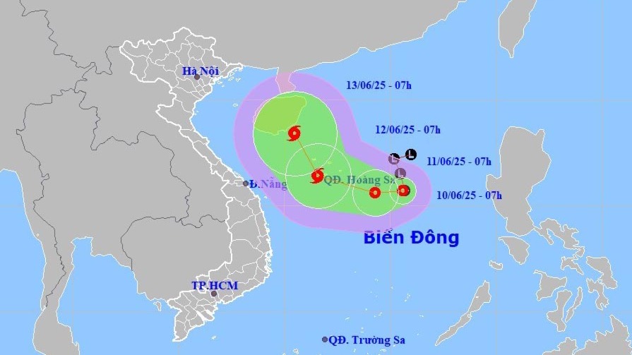 Tin áp thấp nhiệt đới trên Biển Đông