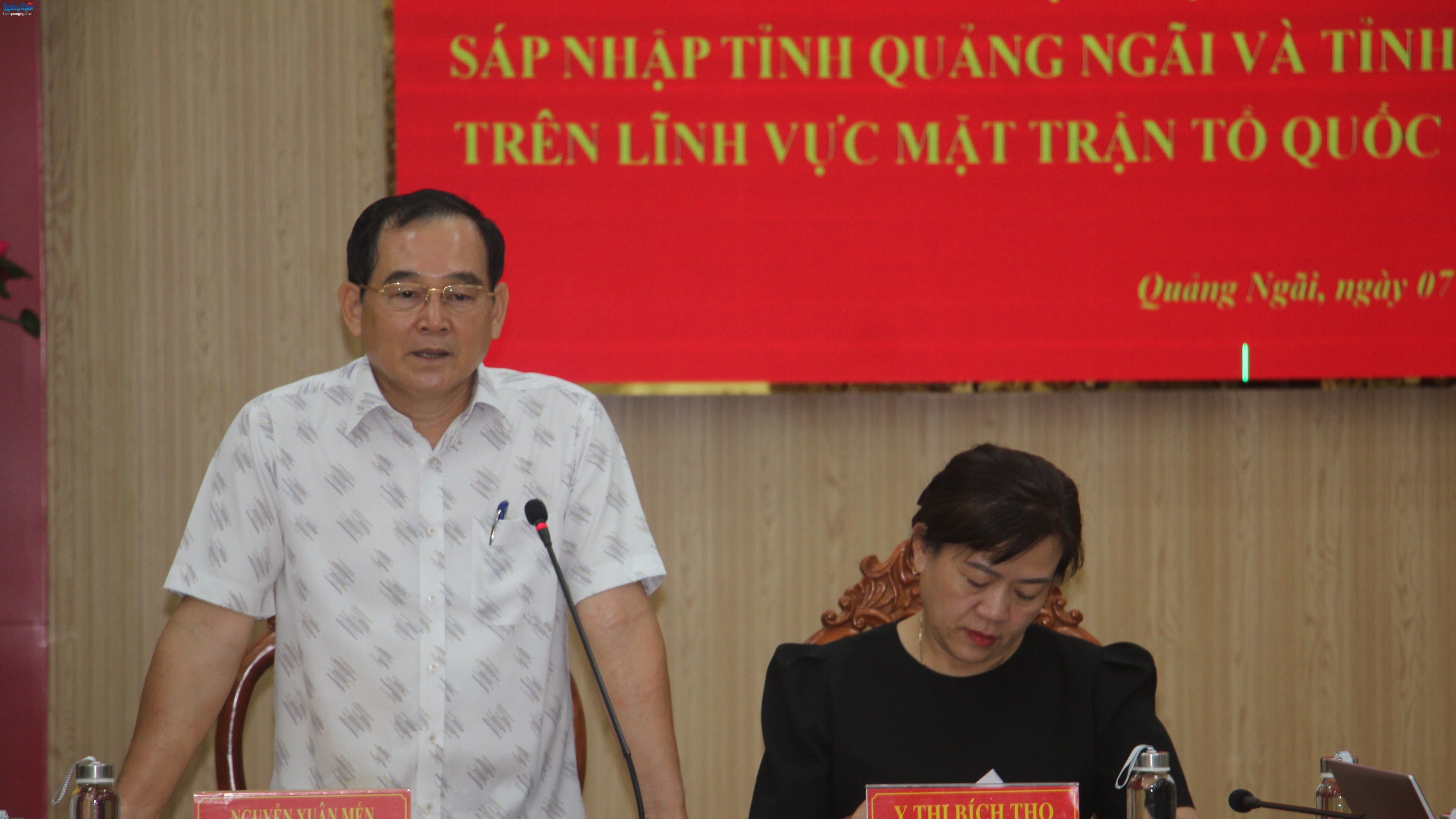 Triển khai nhiệm vụ sáp nhập tỉnh Quảng Ngãi và Kon Tum về công tác mặt trận