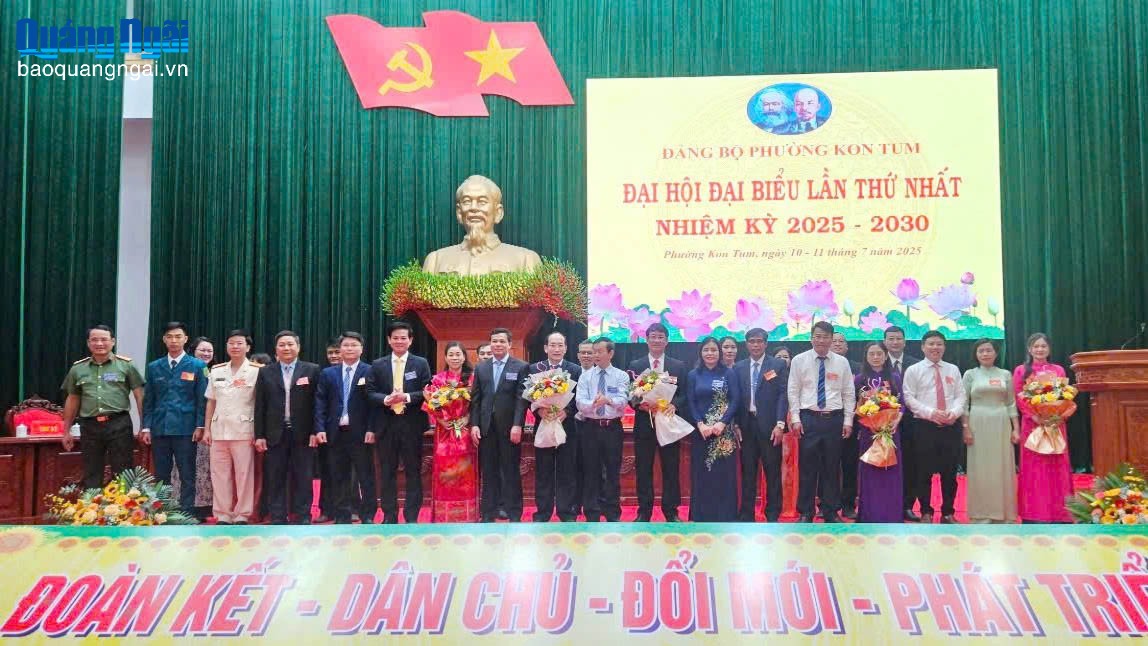 Đại hội đại biểu Đảng bộ phường Kon Tum lần thứ I thành công tốt đẹp