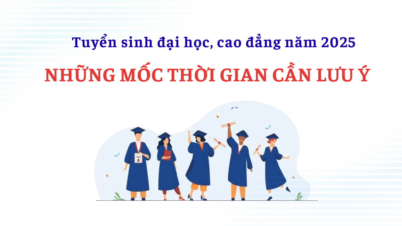 [Infographic]. Tuyển sinh đại học, cao đẳng năm 2025: Những mốc thời gian cần lưu ý