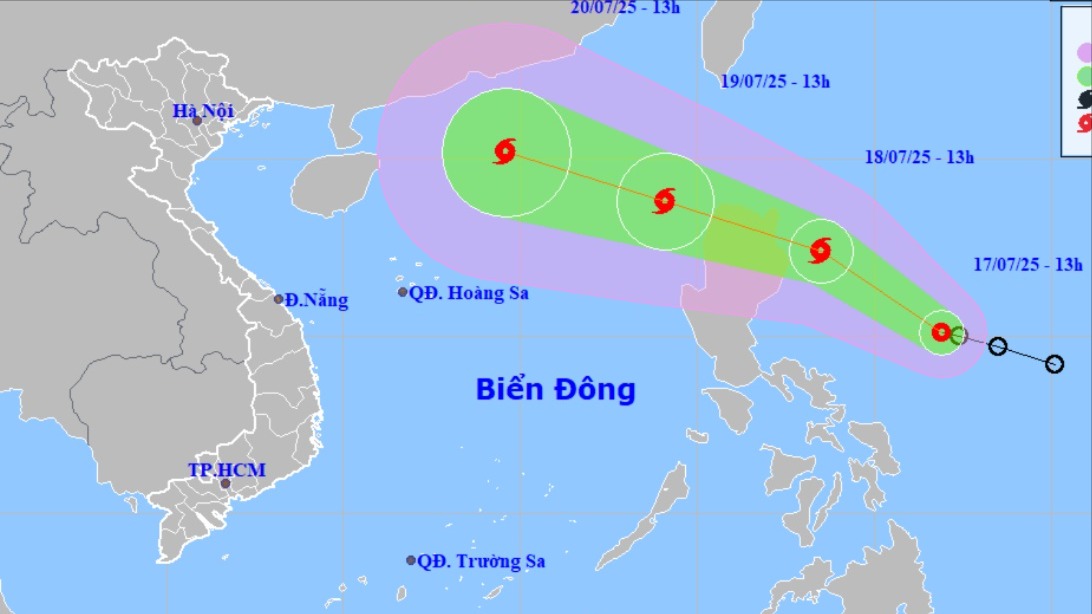 Bão sắp hình thành và đi vào Biển Đông