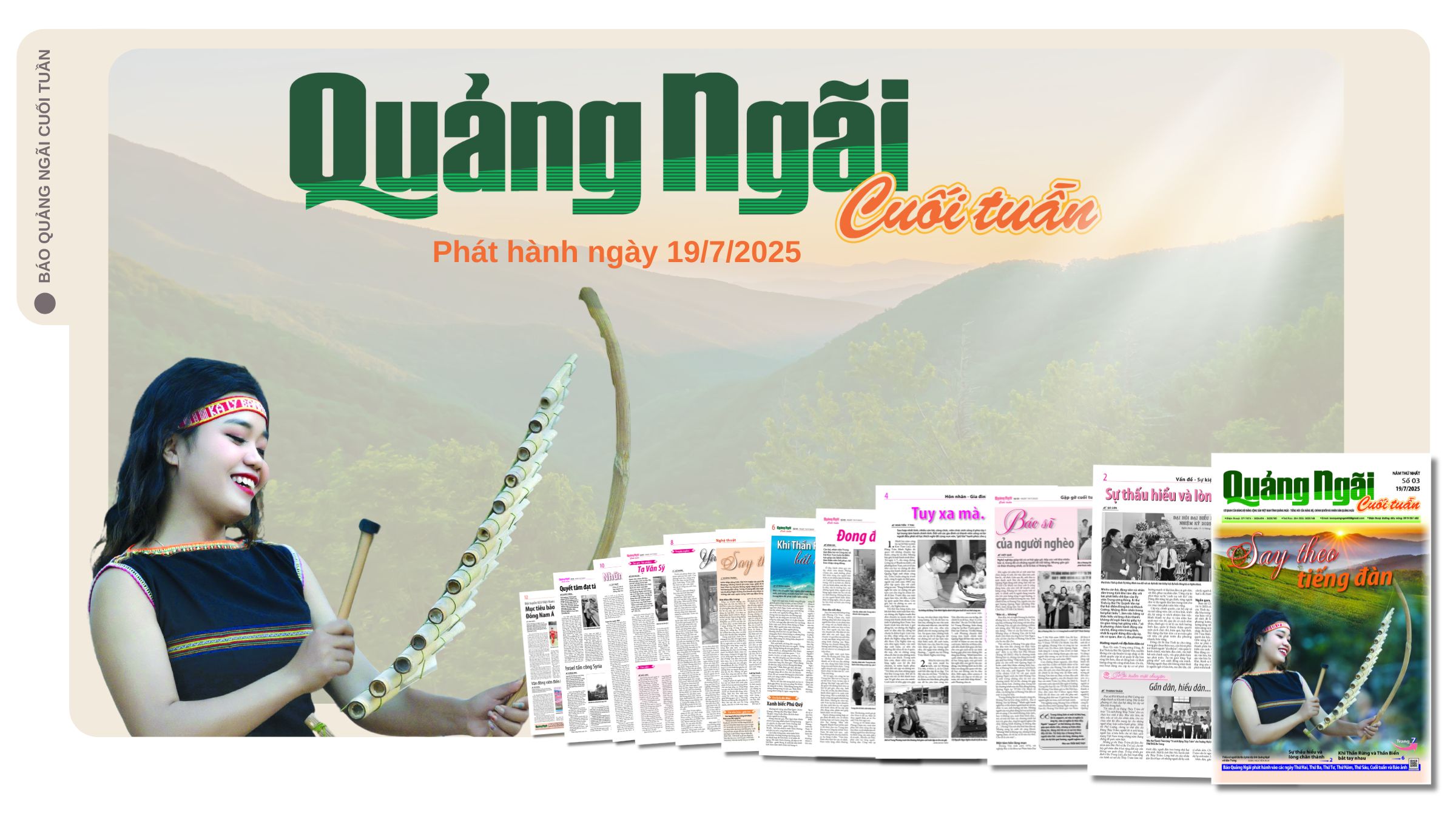 Trân trọng giới thiệu ấn phẩm báo Quảng Ngãi Cuối tuần