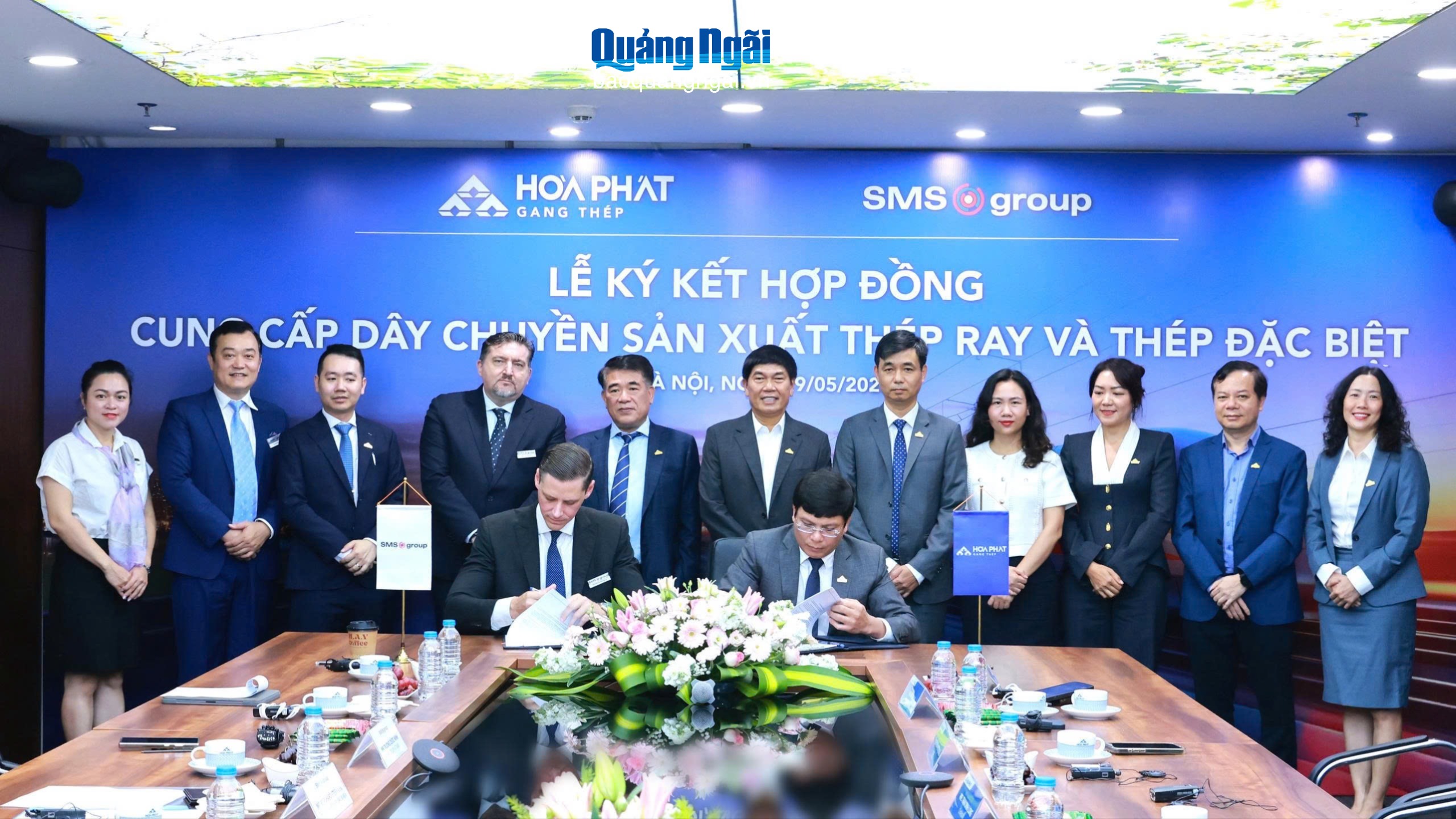 Chấp thuận chủ trương đầu tư dự án sản xuất ray đường sắt và thép đặc biệt