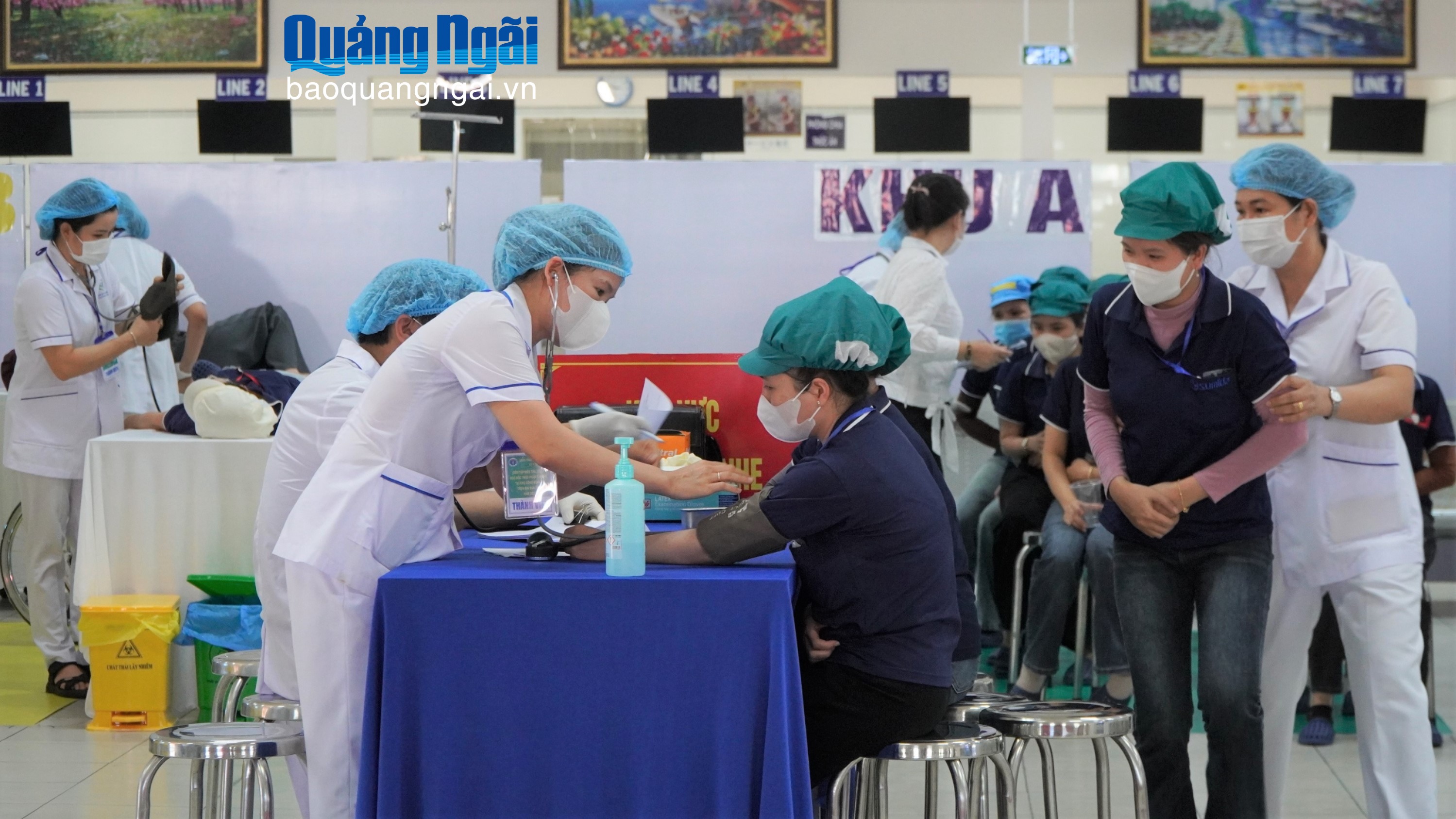 Diễn tập điều tra, xử lý ngộ độc thực phẩm tập thể tại khu công nghiệp