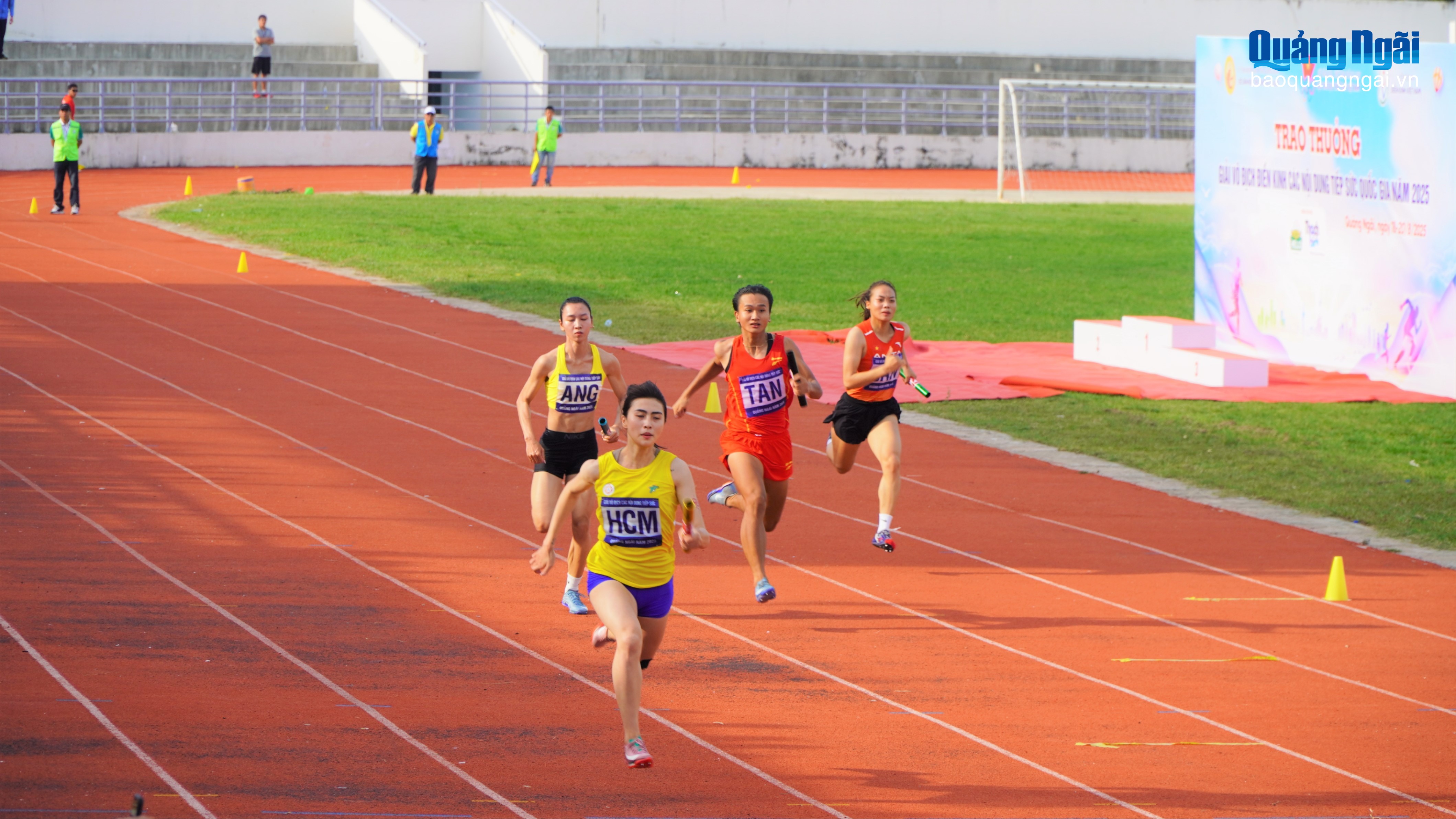 2 kỷ lục mới được thiết lập tại Giải Vô địch Điền kinh các nội dung tiếp sức Quốc gia 2025