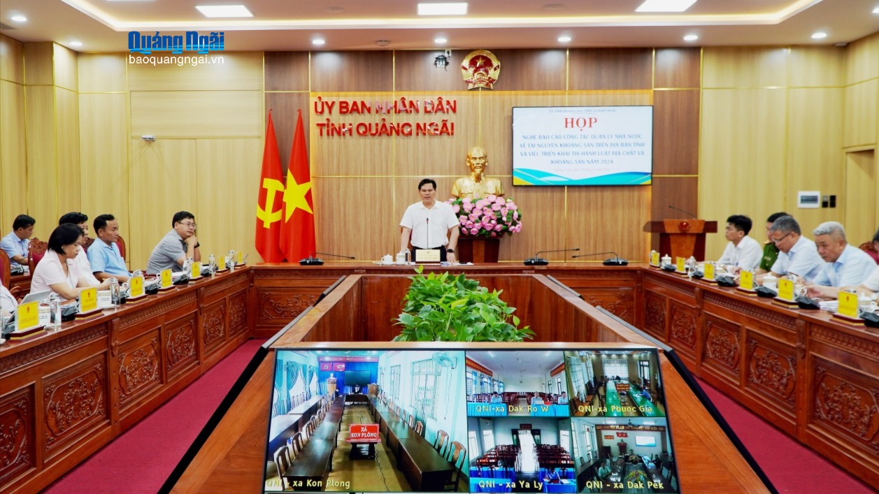 Tăng cường quản lý, khai thác tài nguyên khoáng sản hiệu quả