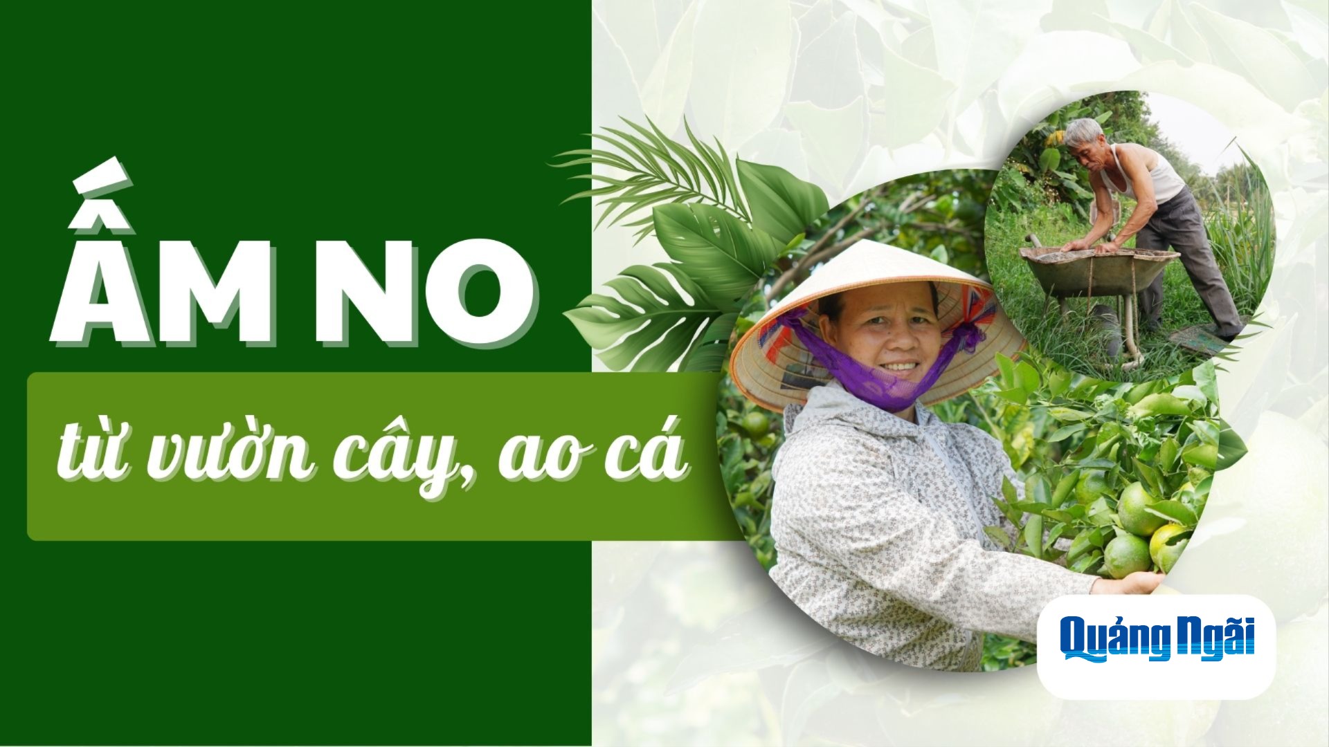 Ấm no từ vườn cây, ao cá