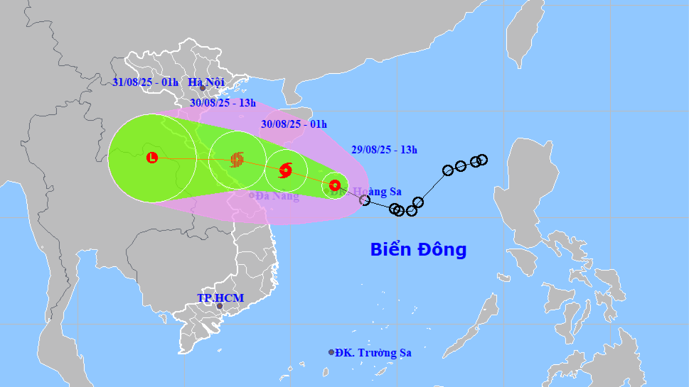 Áp thấp nhiệt đới đang mạnh lên thành bão và có xu hướng tiến gần bờ