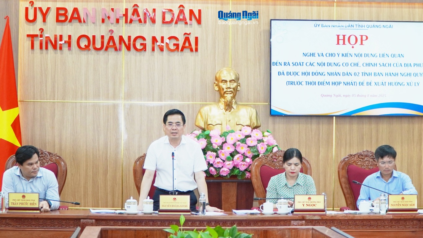 Thống nhất áp dụng cơ chế, chính sách sau sáp nhập tỉnh