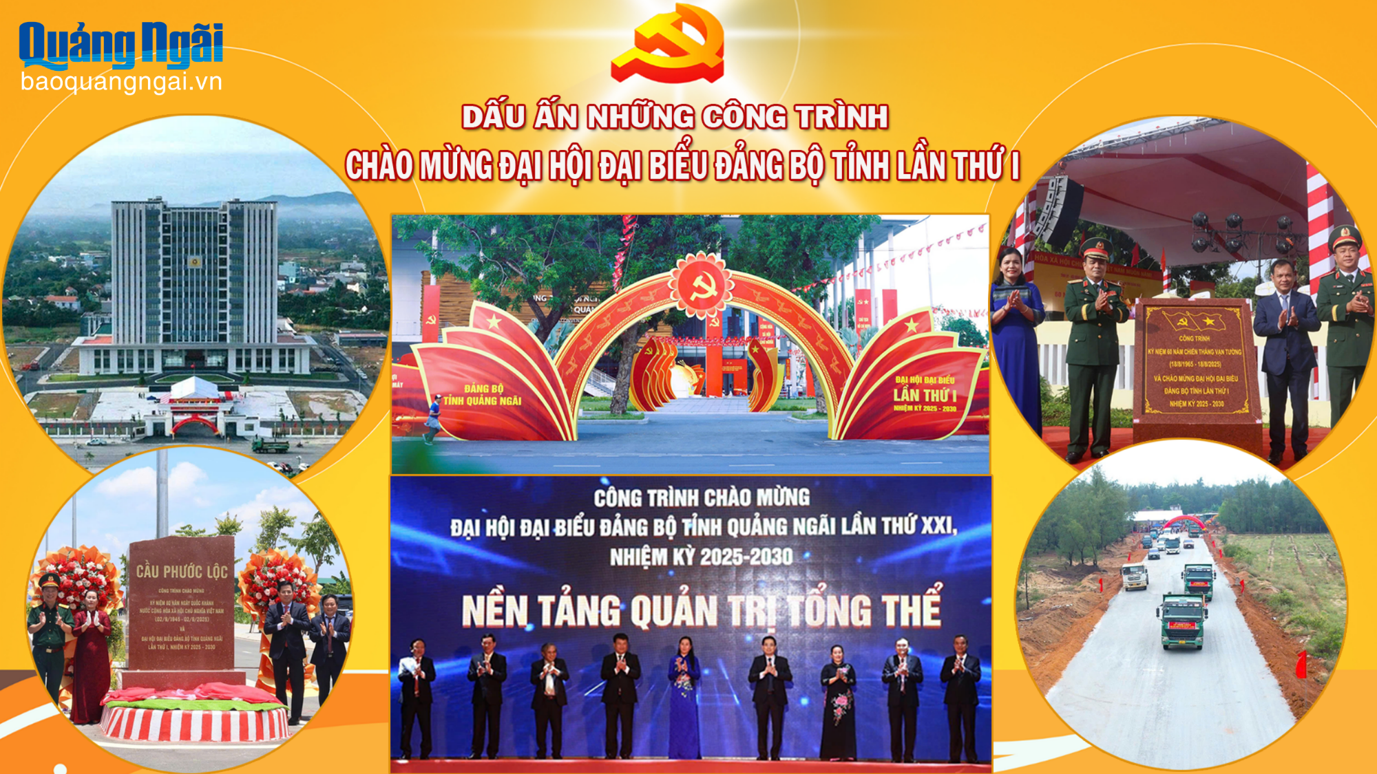 [Photos]. Dấu ấn những công trình chào mừng Đại hội đại biểu Đảng bộ tỉnh lần thứ I